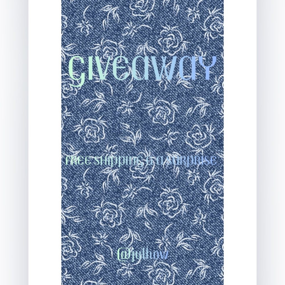 GIVEAWAY! SURPRISE & FREE SHIPPING